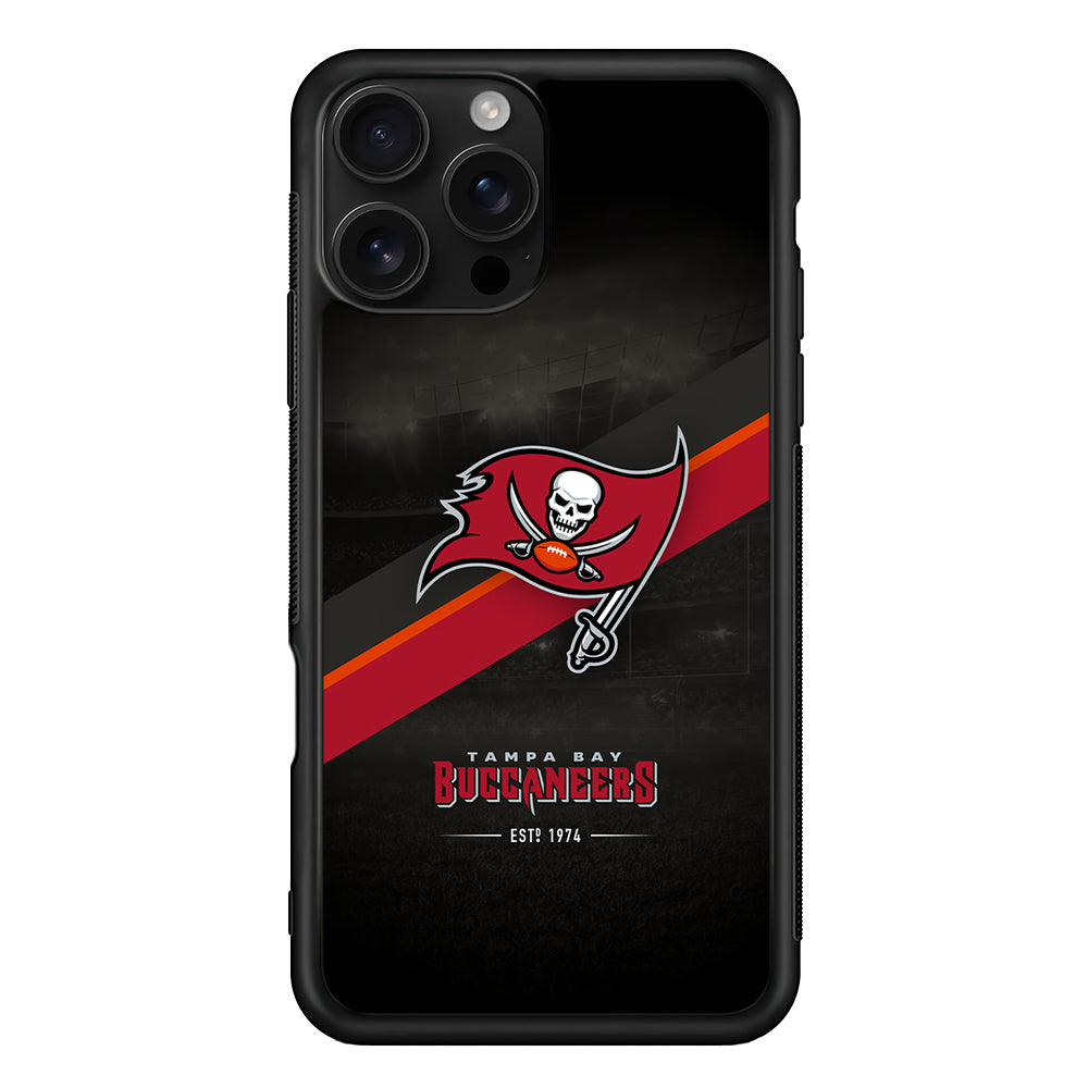 Tampa Bay Buccaneers Logo iPhone 16 Pro Case | Durable Protective Case for iPhone 16 Pro