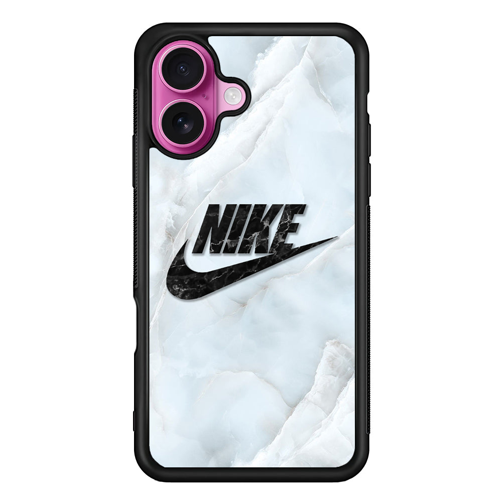 Nike Black Pearl on Shell iPhone 17 Case - Slim Rubber Case for iPhone 17