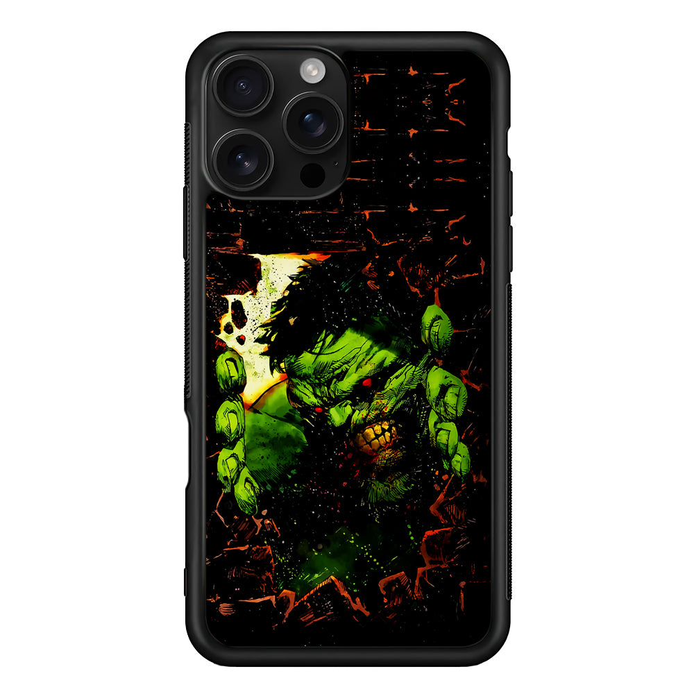 Angry Hulk Scary Face iPhone 16 Pro Case | Durable Protective Case for iPhone 16 Pro