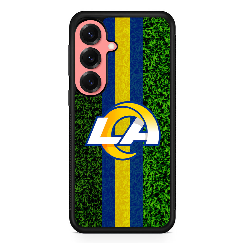 Los Angeles Rams Grassy Samsung Galaxy S25 Case | Protective Case for Samsung Galaxy S25