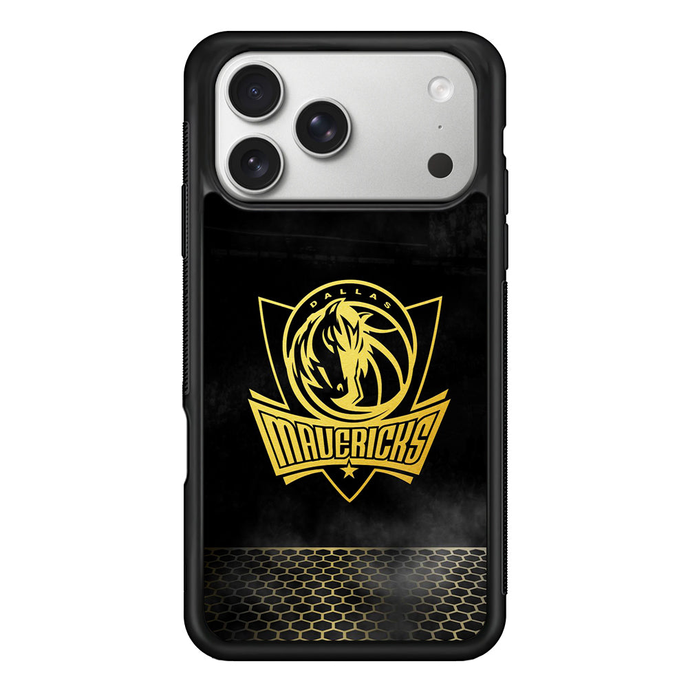 Dallas Mavericks Gold iPhone 17 Pro Case | Slim Rubber Case for iPhone 17 Pro