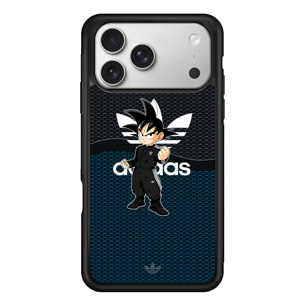 Adidas Suit with Goku Fight Mode iPhone 17 Pro Case | Slim Protective Case for iPhone 17 Pro