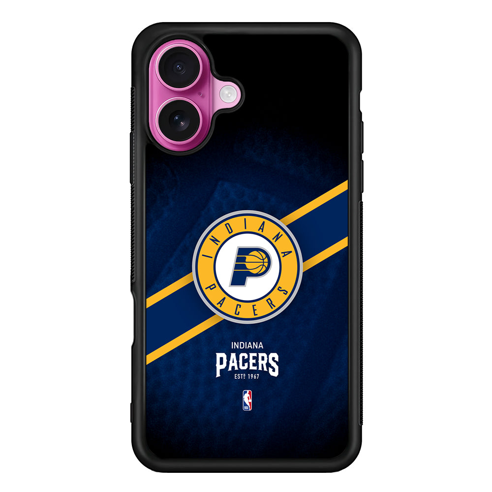 Indiana Pacers Logo iPhone 17 Case | Slim Protective Rubber Phone Cover