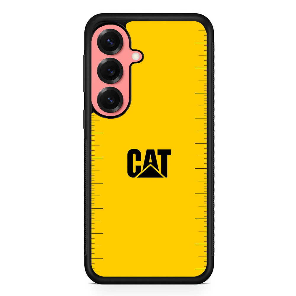 Caterpillar Logo Heavy Duty Samsung Galaxy S25 Case | Slim Rubber Case for Samsung Galaxy S25
