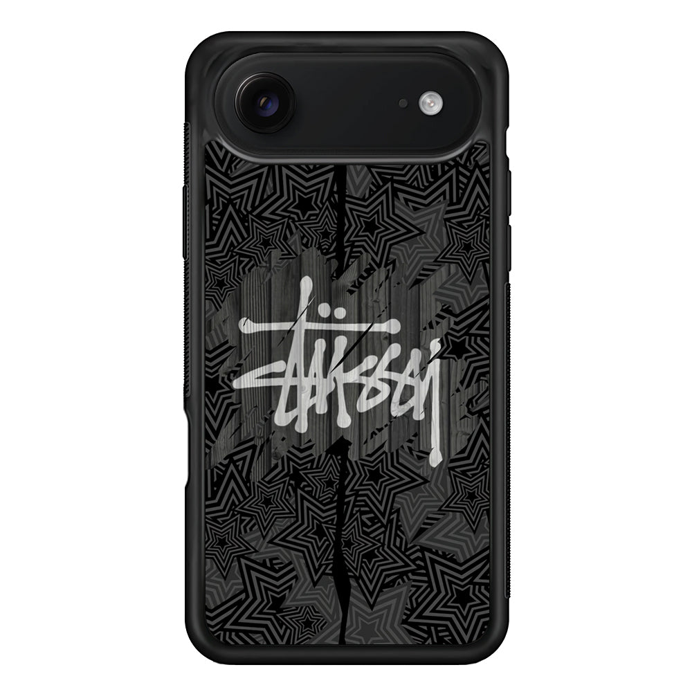 Stussy Star from The Night iPhone 17 Air Case | Slim Rubber Case for iPhone 17 Air