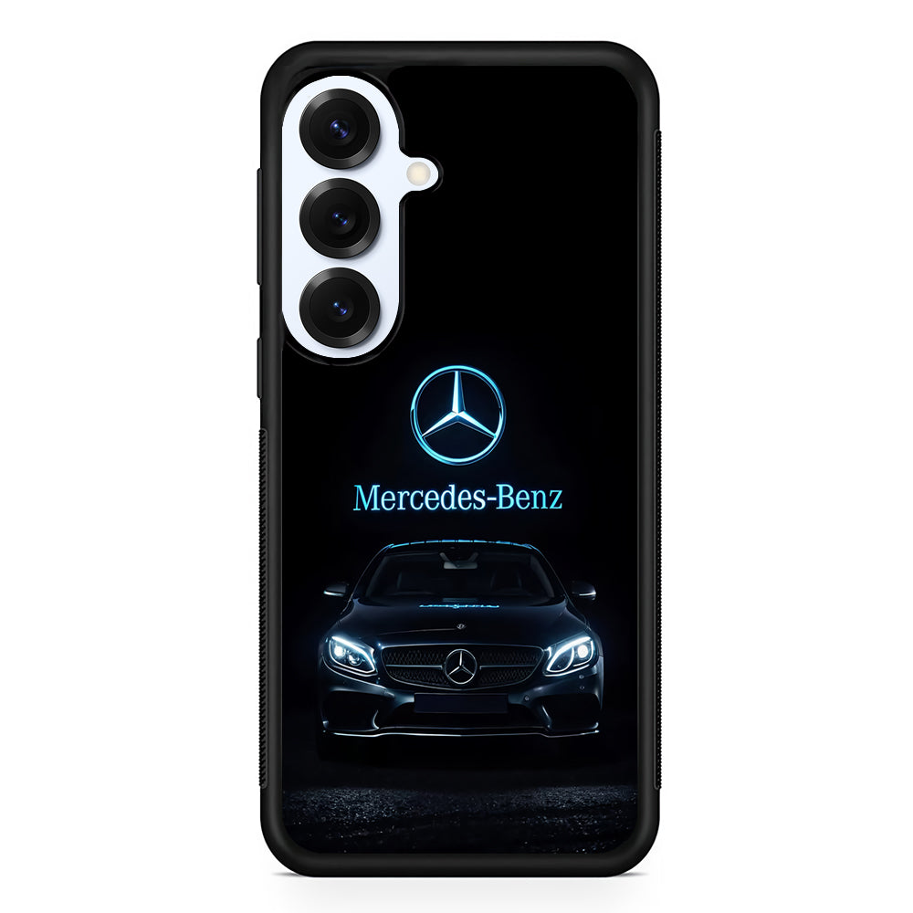 Mercedes-Benz Blue Dark Aesthetic Samsung Galaxy S25 Plus Case | Slim Rubber Case for Samsung Galaxy S25 Plus