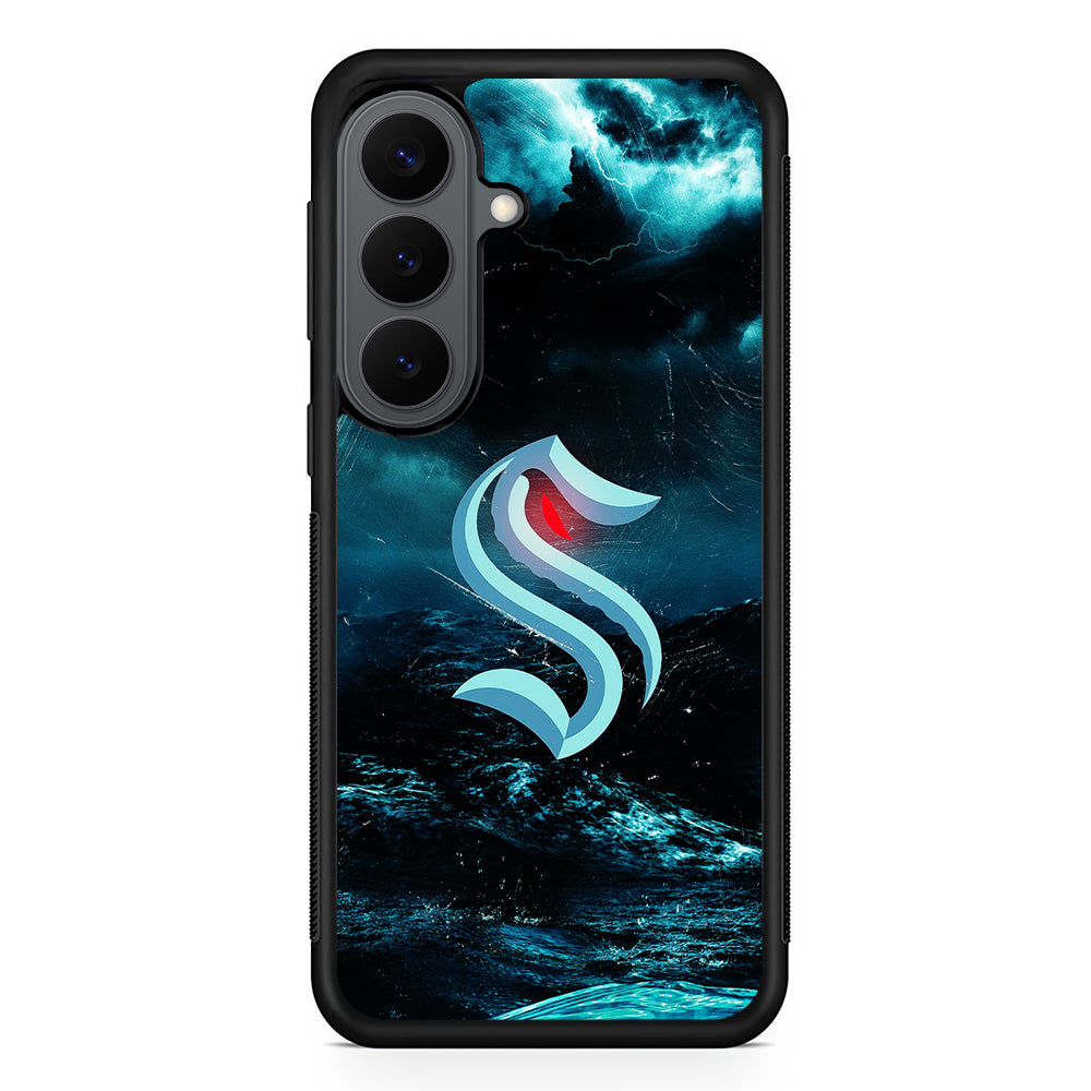 Seattle Kraken Storm Samsung Galaxy S26 Plus Case | Slim Rubber Case for Samsung Galaxy S26 Plus