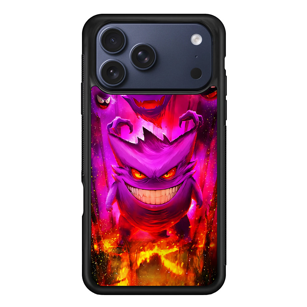 Pokemon Ghost Type Gengar iPhone 17 Pro Max Case | Slim Protective Cover for iPhone 17 Pro Max