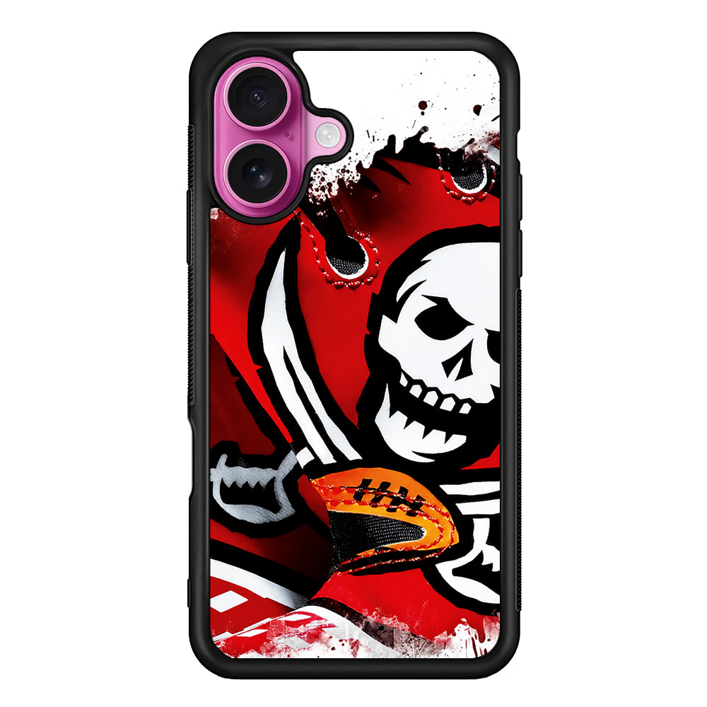 Tampa Bay Buccaneers Gloves iPhone 17 Case | Slim Protective Rubber Phone Cover