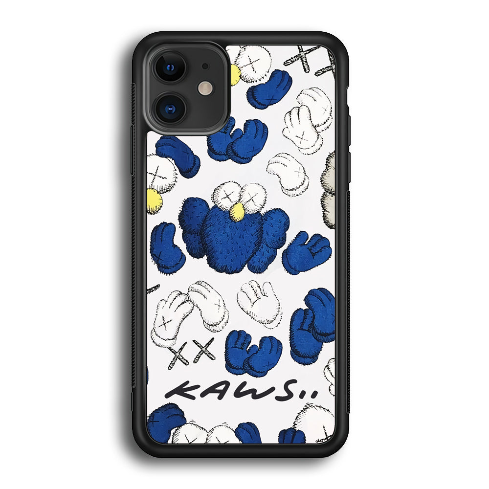Kaws Hand Cheers iPhone 12 Case | Slim Rubber Case for iPhone 12