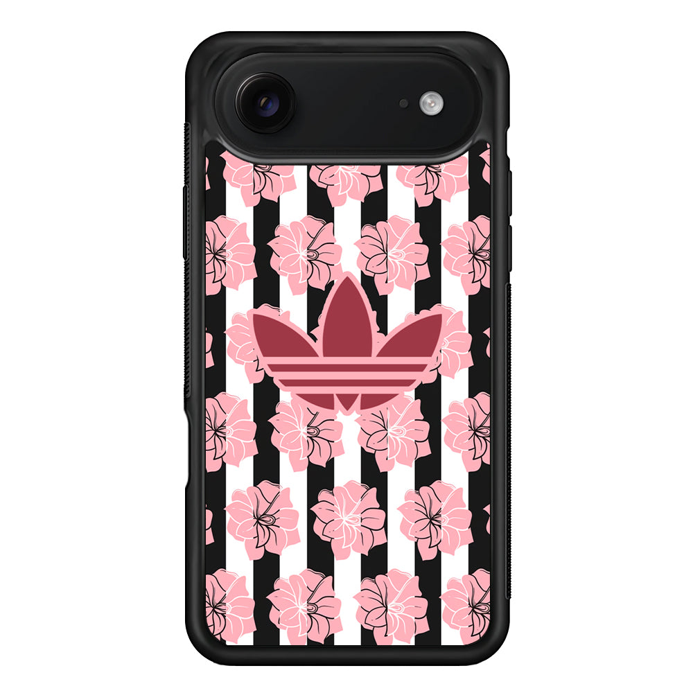 Adidas Pink Flowers iPhone 17 Air Case | Protective Case for iPhone 17 Air