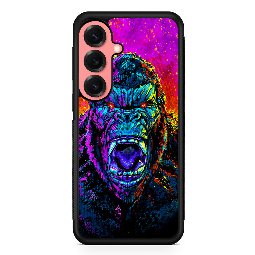 King Kong Godzilla Colorful Samsung Galaxy S25 Case | Protective Case for Samsung Galaxy S25