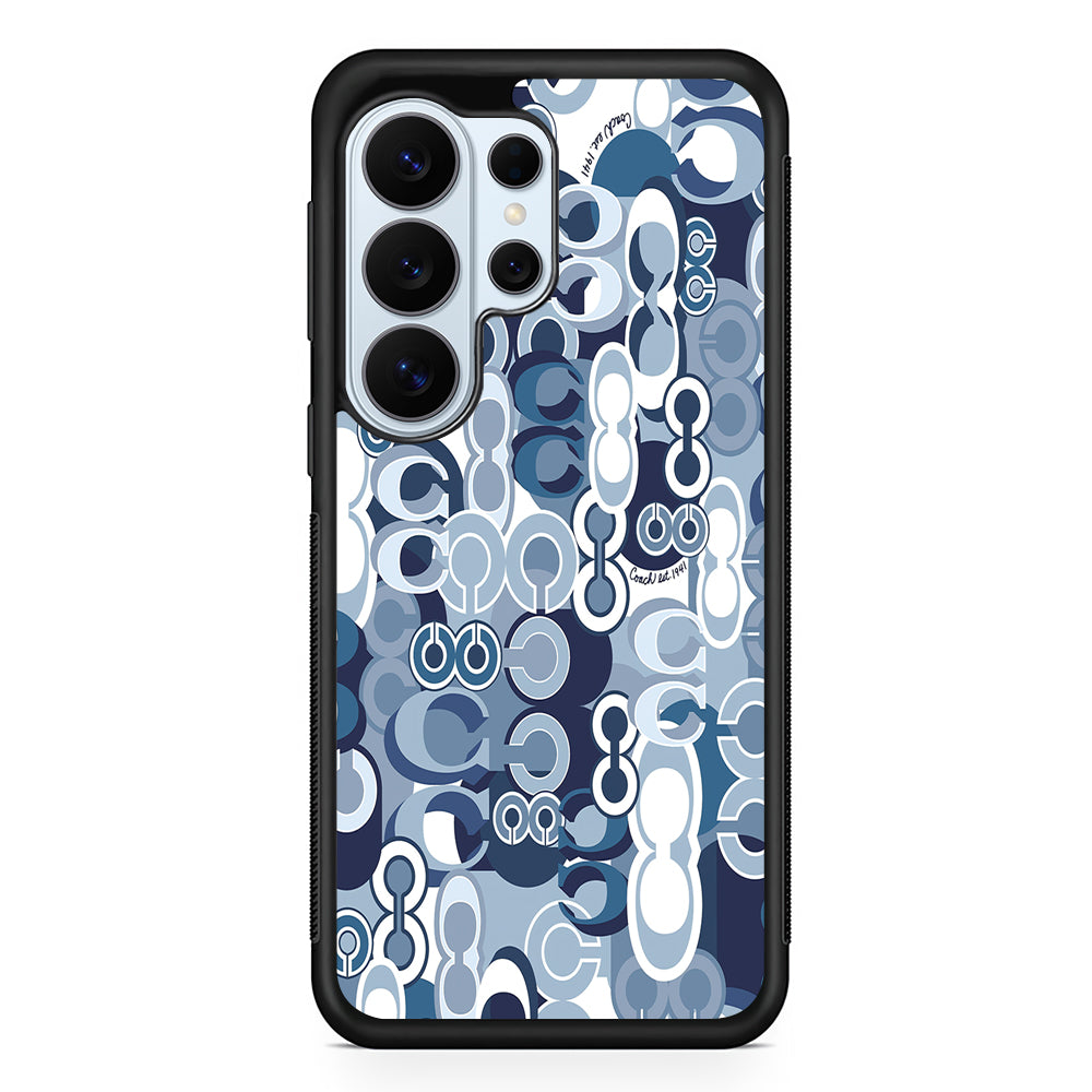 Coach Blue Samsung Galaxy S26 Ultra Case | Protective Phone Cover