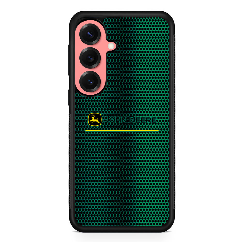 John Deere Luxury Hexagon Samsung Galaxy S25 Case | Slim Rubber Case for Samsung Galaxy S25