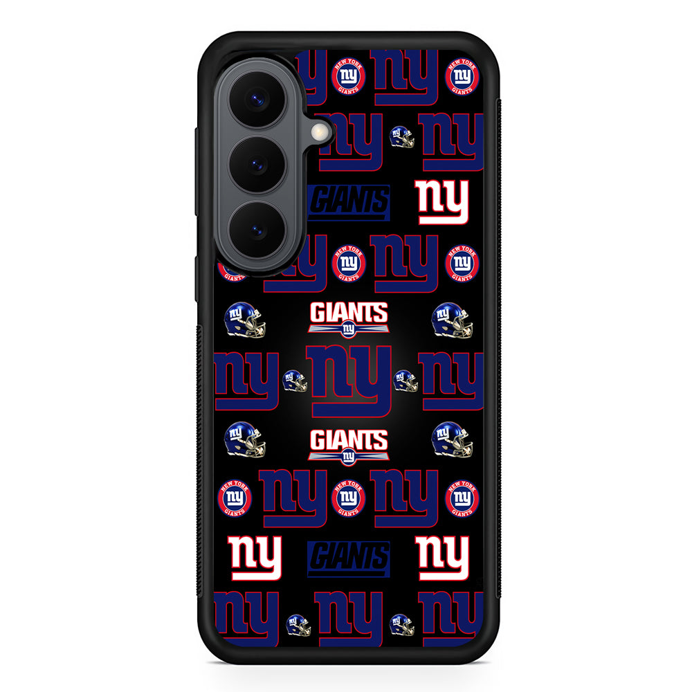 New York Giants Logo Pattern Samsung Galaxy S26 Plus Case | Slim Rubber Case for Samsung Galaxy S26 Plus