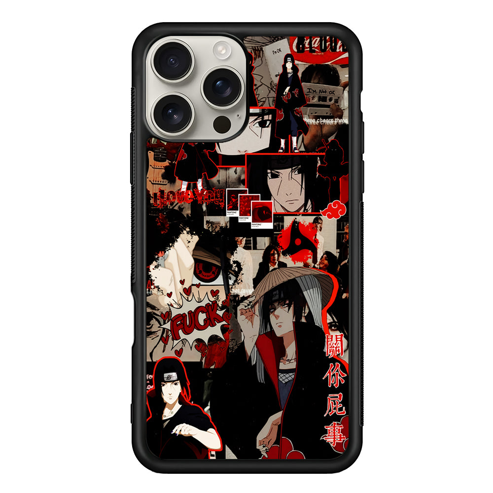 Itachi Uchiha Akatsuki Aesthetic iPhone 16 Pro Max Case | Stylish Protective Case for iPhone 16 Pro Max