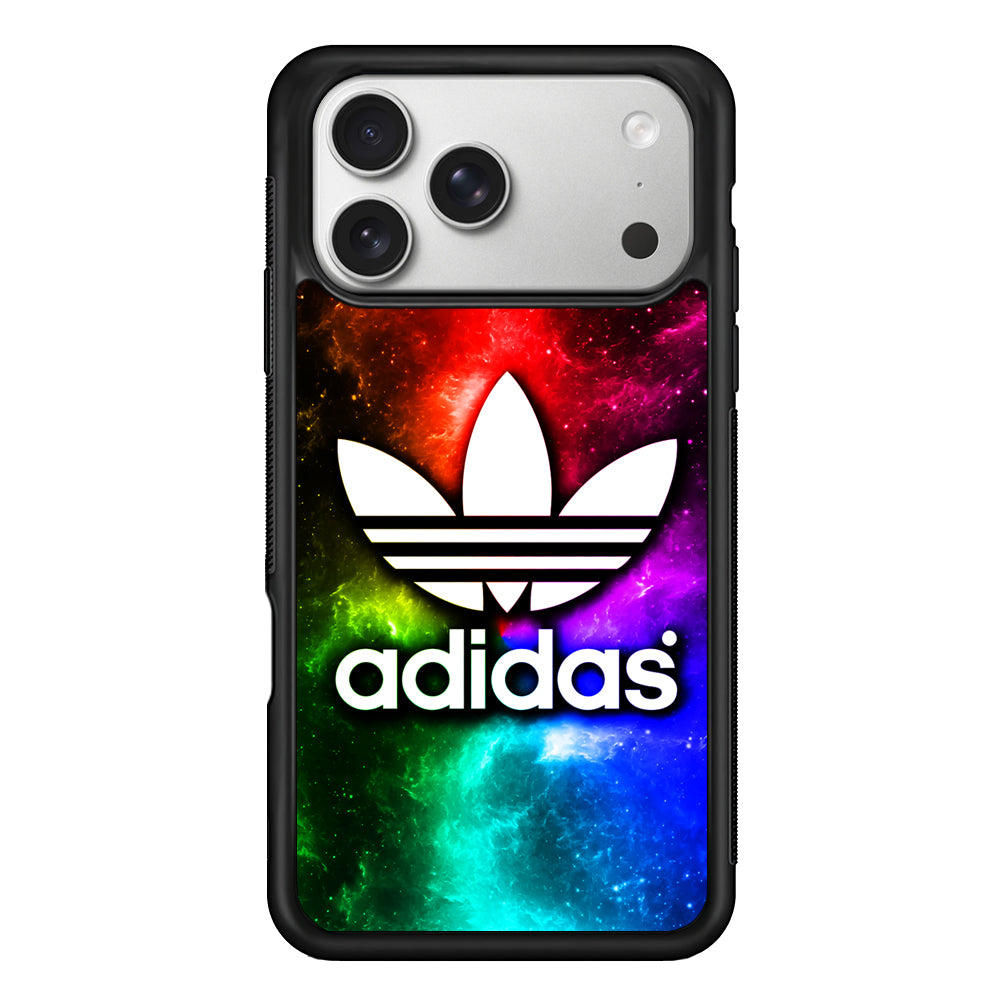 Adidas Logo Colours in Space iPhone 17 Pro Case | Slim Protective Case for iPhone 17 Pro