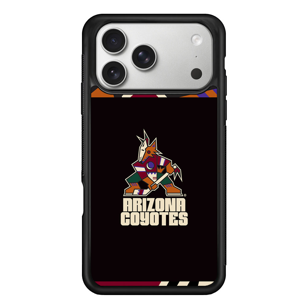 Arizona Coyotes Logo iPhone 17 Pro Case | Slim Rubber Case for iPhone 17 Pro