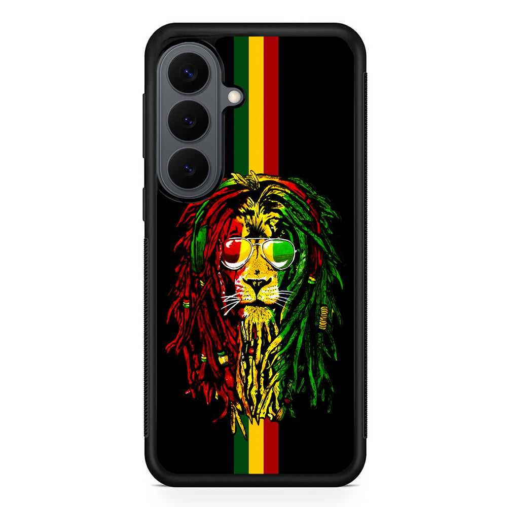 Reggae Lion Rasta Samsung Galaxy S26 Plus Case | Slim Rubber Case for Samsung Galaxy S26 Plus