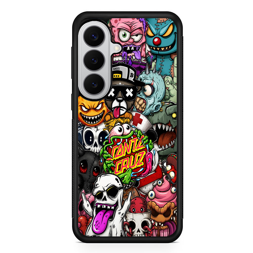 Santa Cruz Skateboard Monster Samsung Galaxy S26 Case | Slim Rubber Case for Samsung Galaxy S26