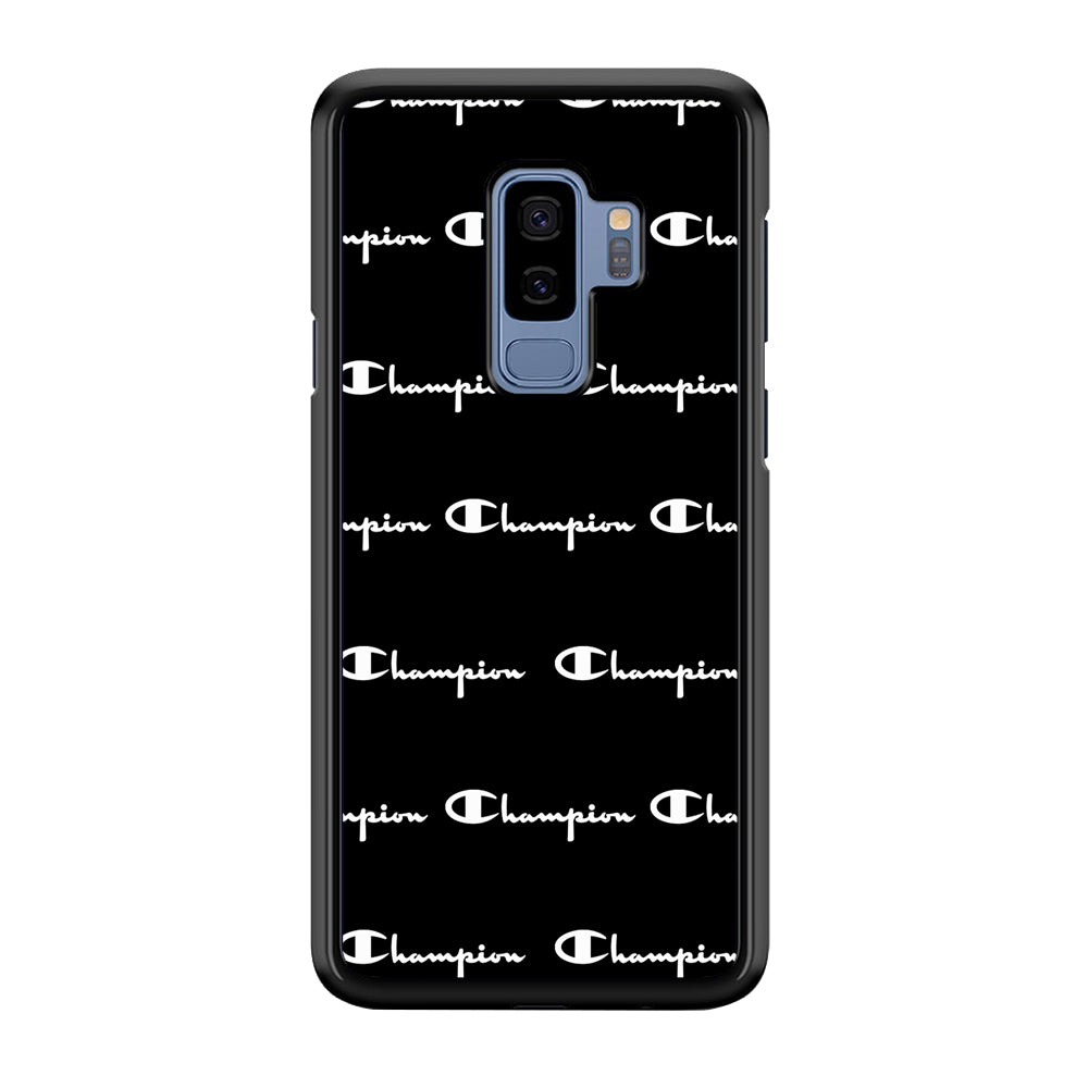 Champion Bland And White Samsung Galaxy S9 Plus Case | Slim Rubber Case for Samsung Galaxy S9 Plus