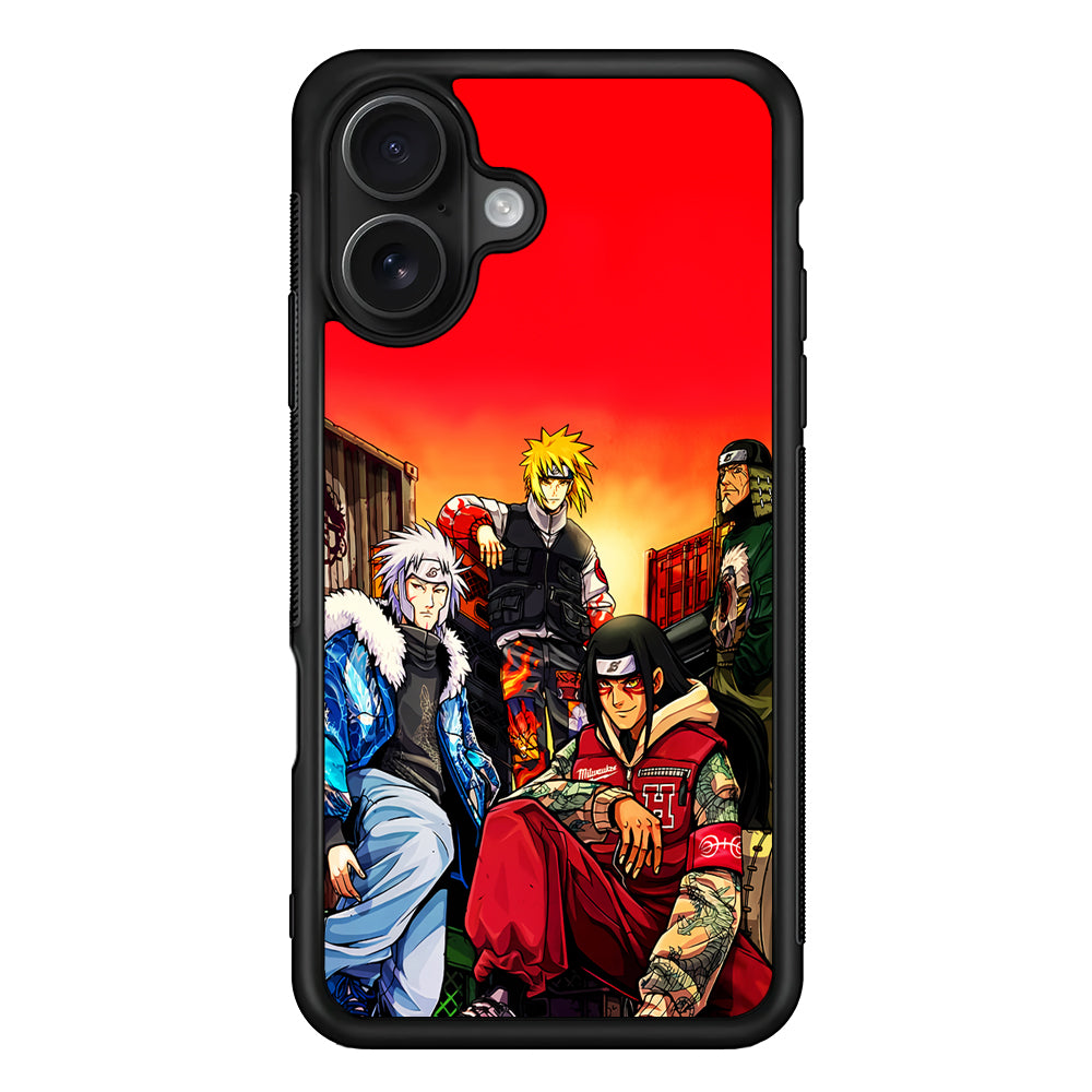 Naruto Hokage Hypebeast iPhone 16 Case - Oxvistore