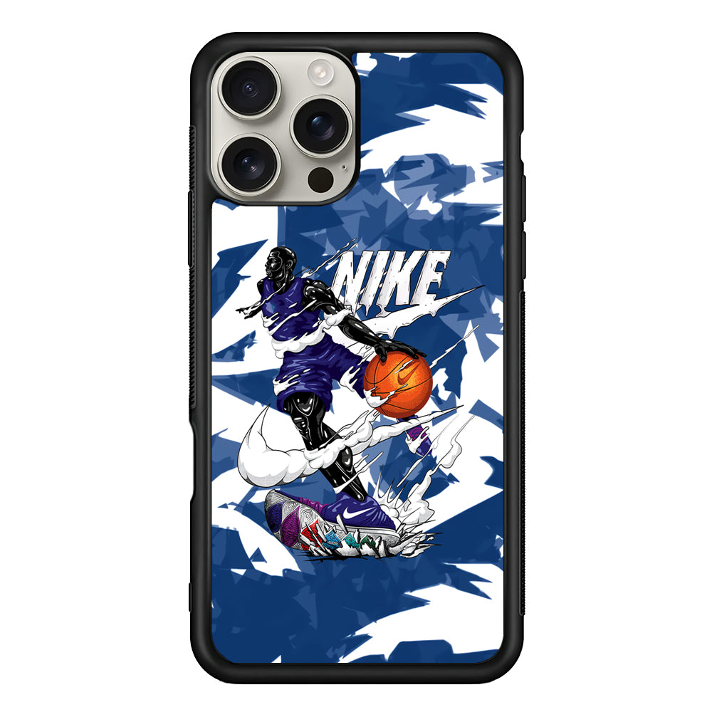 Nike Basket Ball Movement iPhone 16 Pro Max Case | Durable Everyday Protective Cover