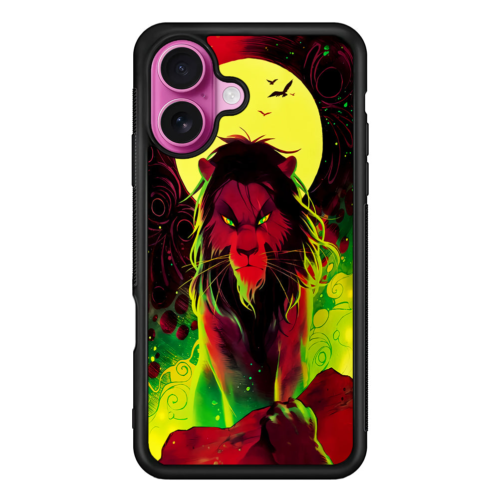 The Angry Lion King iPhone 17 Case | Slim Protective Rubber Phone Cover
