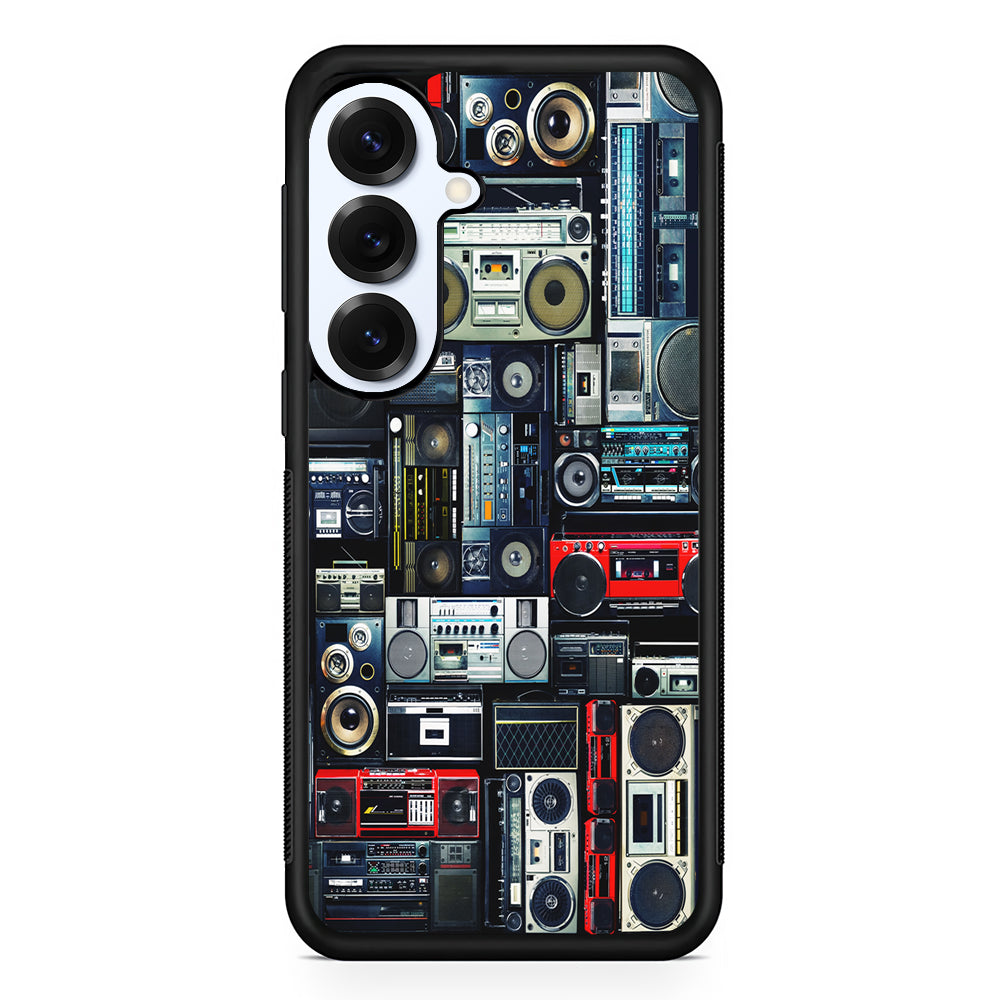 Hip Hop Cassette Tape Radio Samsung Galaxy S25 Plus Case | Slim Rubber Cover for Samsung Galaxy S25 Plus