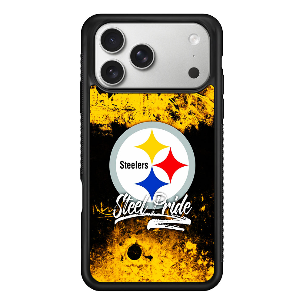 Pittsburgh Steelers Steel Pride iPhone 17 Pro Case | Slim Rubber Case for iPhone 17 Pro