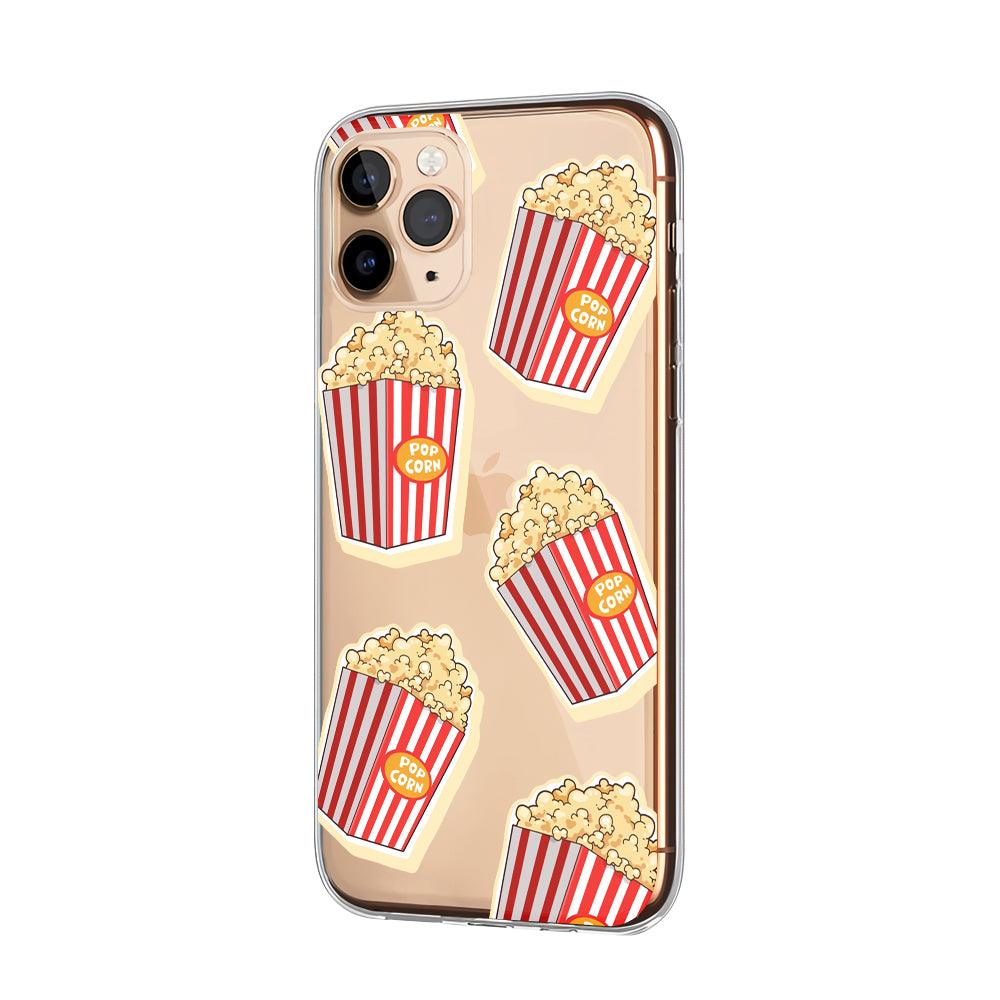 A Box Full of Popcorn Clear Soft Case-Oxvistore