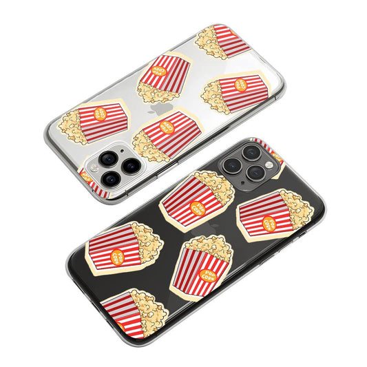 A Box Full of Popcorn Clear Soft Case-Oxvistore