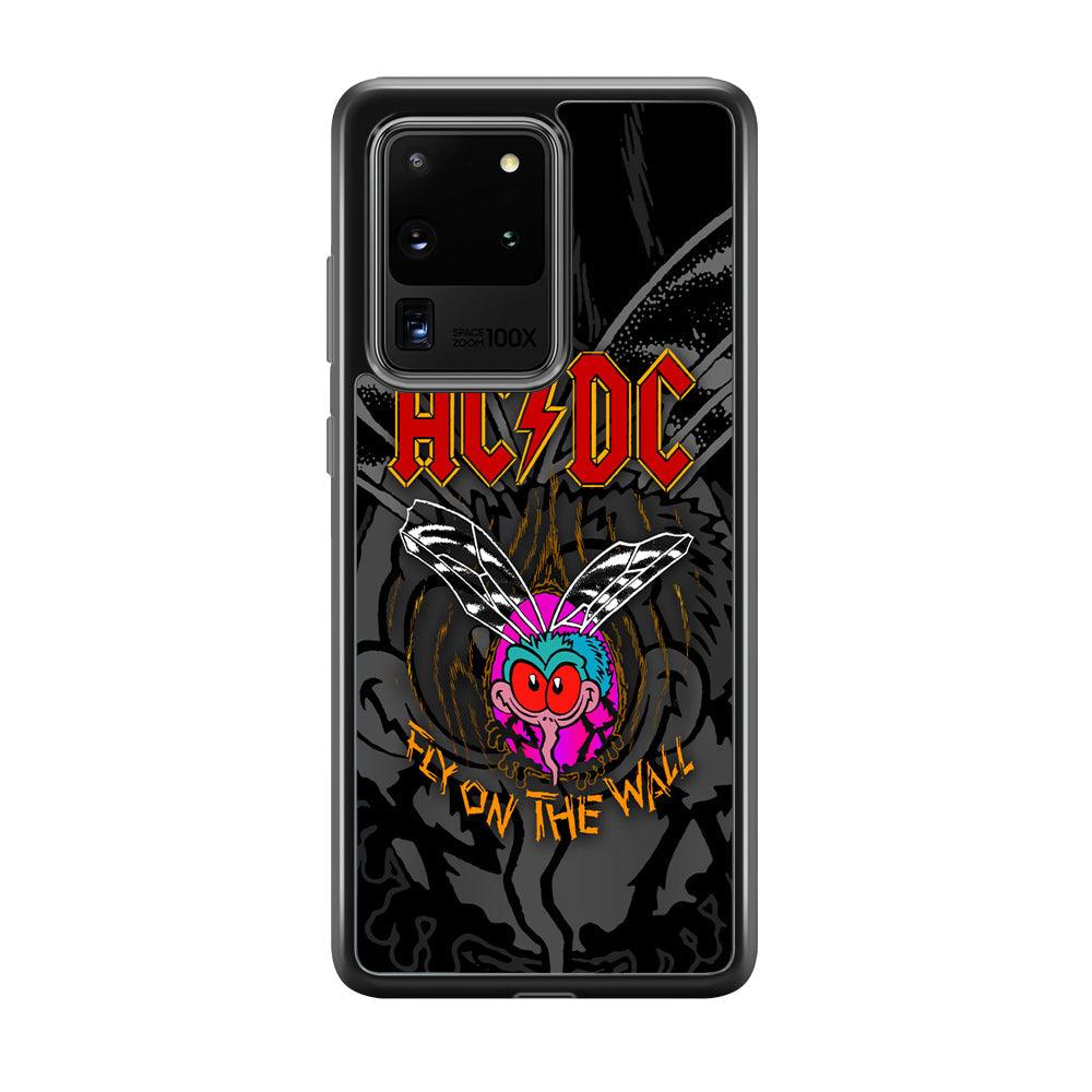 ACDC Fly on The Wall Samsung Galaxy S20 Ultra Case-Tempered Glass Case-Oxvistore