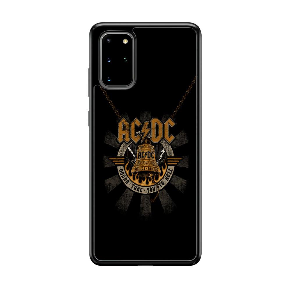 ACDC Gonna Take You Samsung Galaxy S20 Plus Case-Rubber Black (2D Case)-Oxvistore