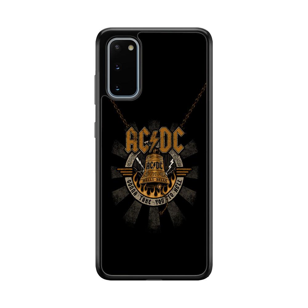 ACDC Gonna Take You Samsung Galaxy S20 Case-Rubber Black (2D Case)-Oxvistore