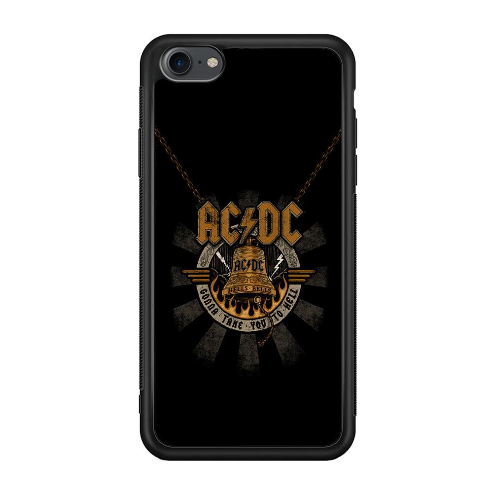 ACDC Gonna Take You iPhone 8 Case-Rubber Black (2D Case)-Oxvistore