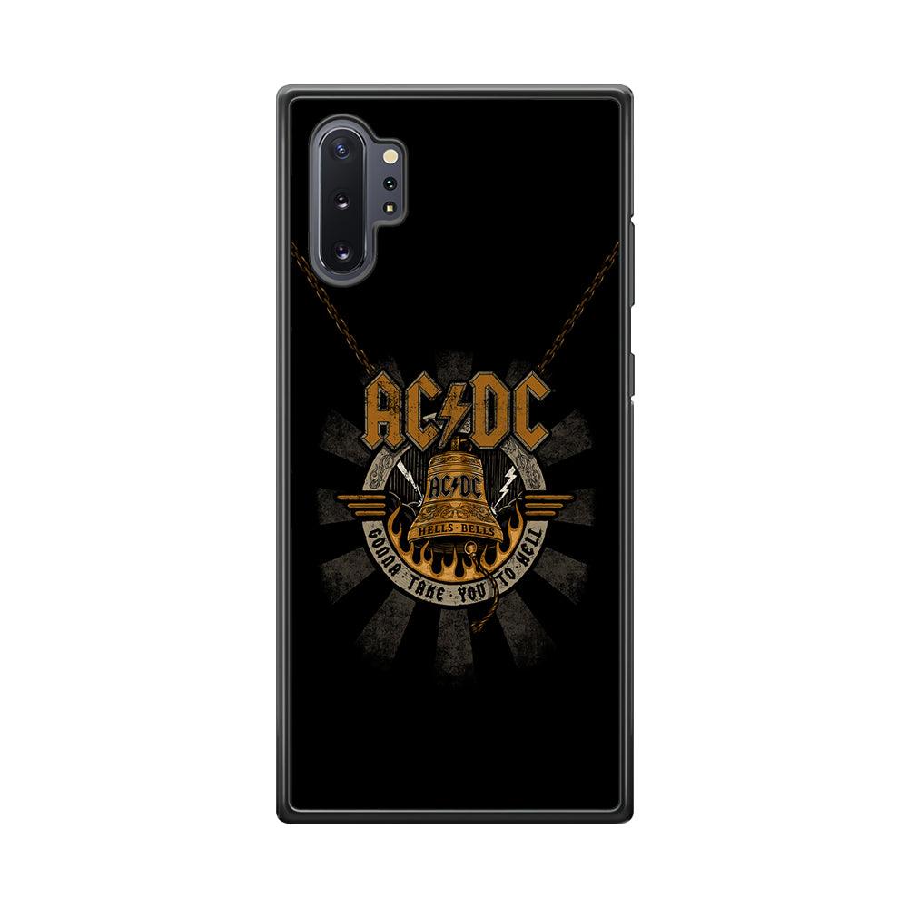 ACDC Gonna Take You Samsung Galaxy Note 10 Plus Case-Rubber Black (2D Case)-Oxvistore