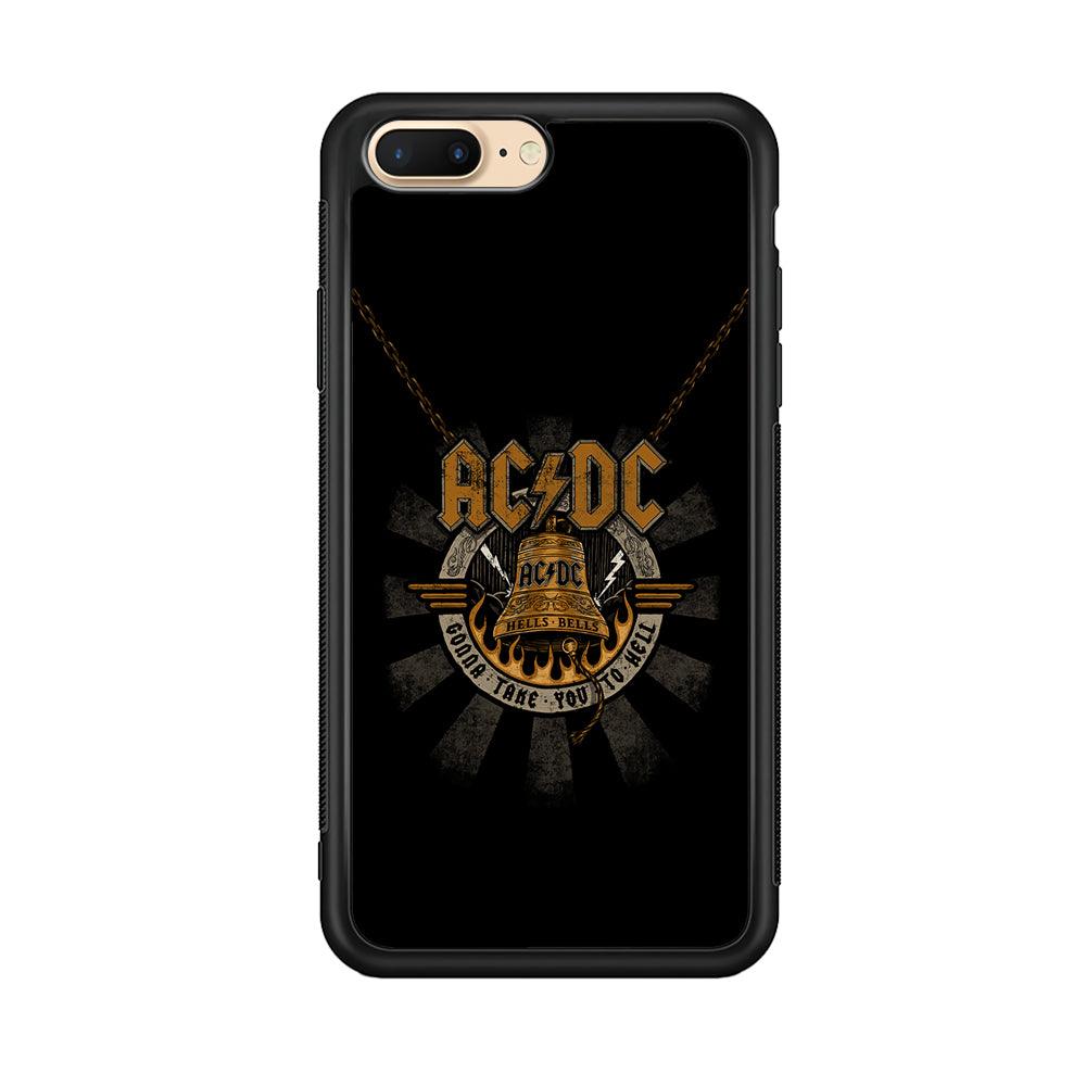 ACDC Gonna Take You iPhone 7 Plus Case-Rubber Black (2D Case)-Oxvistore