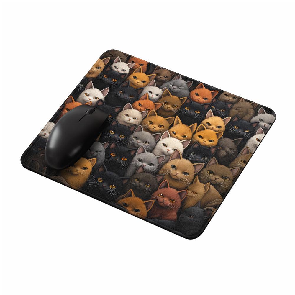 A Multitude Of Cats Mouse Pads-Oxvistore
