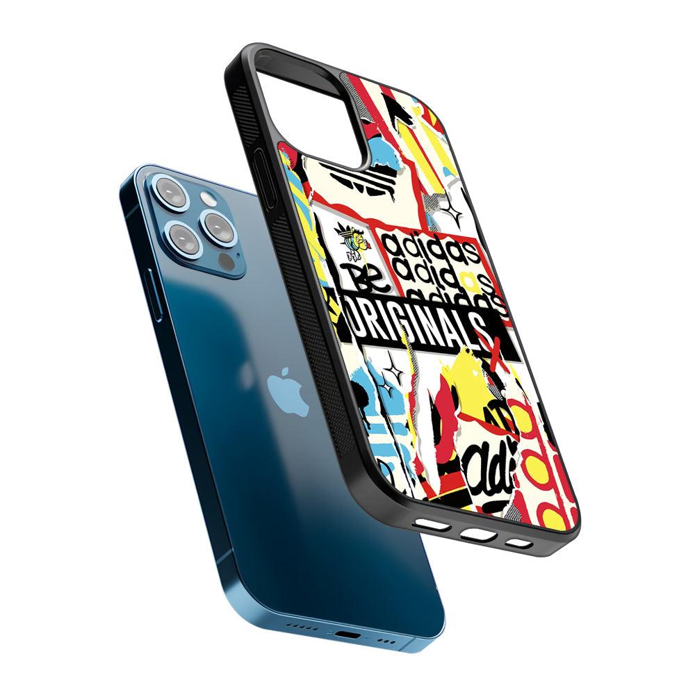 Adidas Abstract Wall Art 2D Rubber Phone Case-Oxvistore