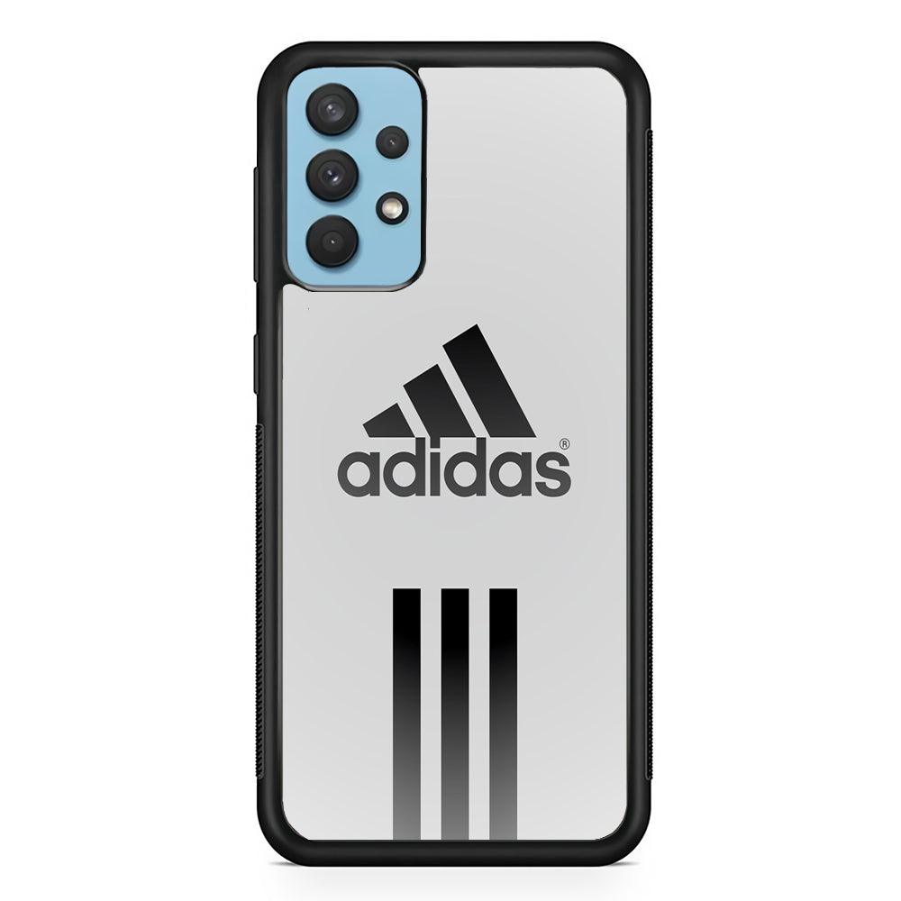 Adidas Arrow Samsung Galaxy A32 Case-Rubber Black (2D Case)-Oxvistore