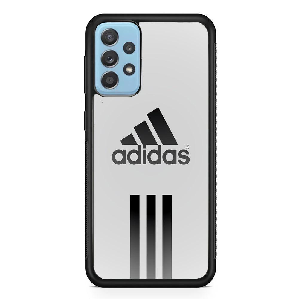 Adidas Arrow Samsung Galaxy A52 Case-Rubber Black (2D Case)-Oxvistore