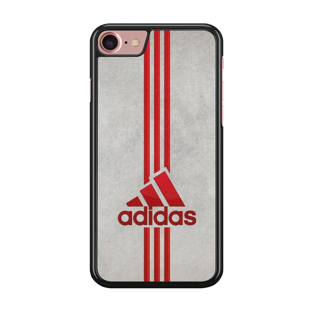 Adidas Blood Line iPhone 8 Case-Rubber Black (2D Case)-Oxvistore