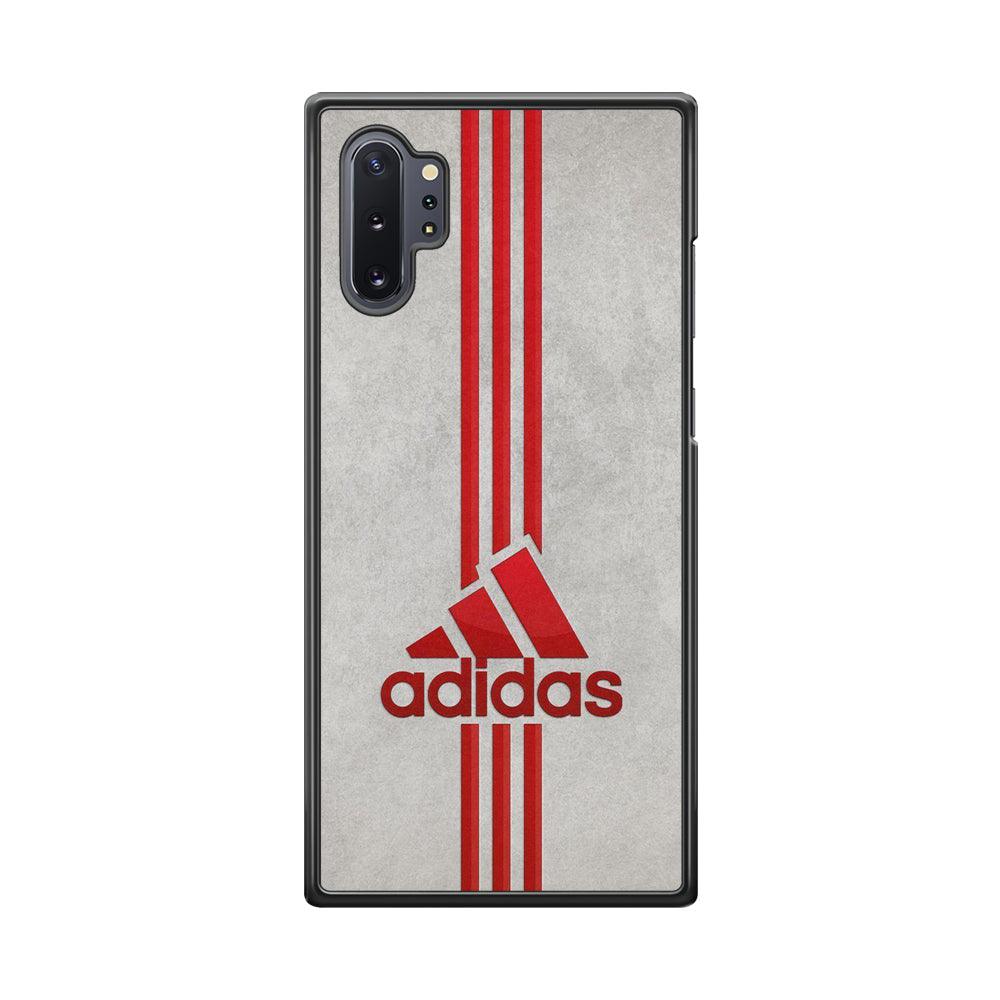 Adidas Blood Line Samsung Galaxy Note 10 Plus Case-Rubber Black (2D Case)-Oxvistore