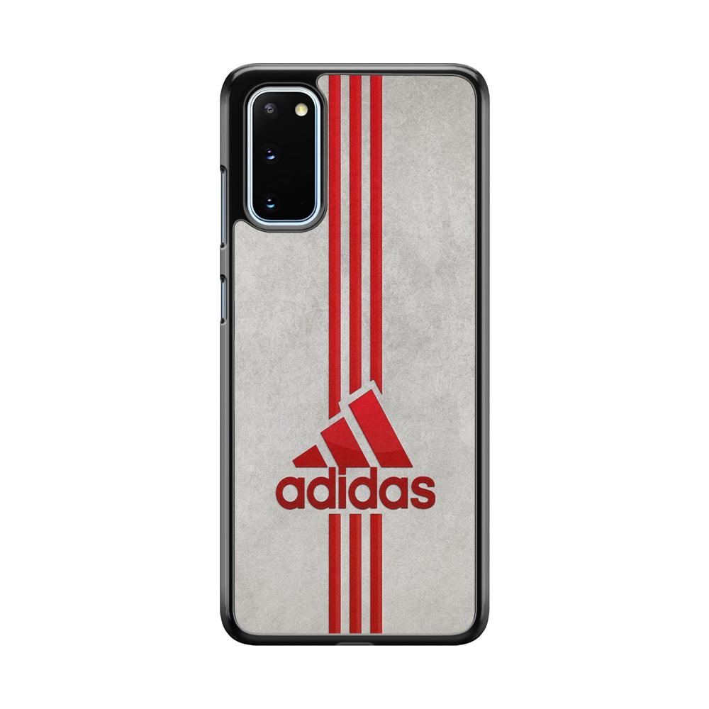 Adidas Blood Line Samsung Galaxy S20 Case-Rubber Black (2D Case)-Oxvistore