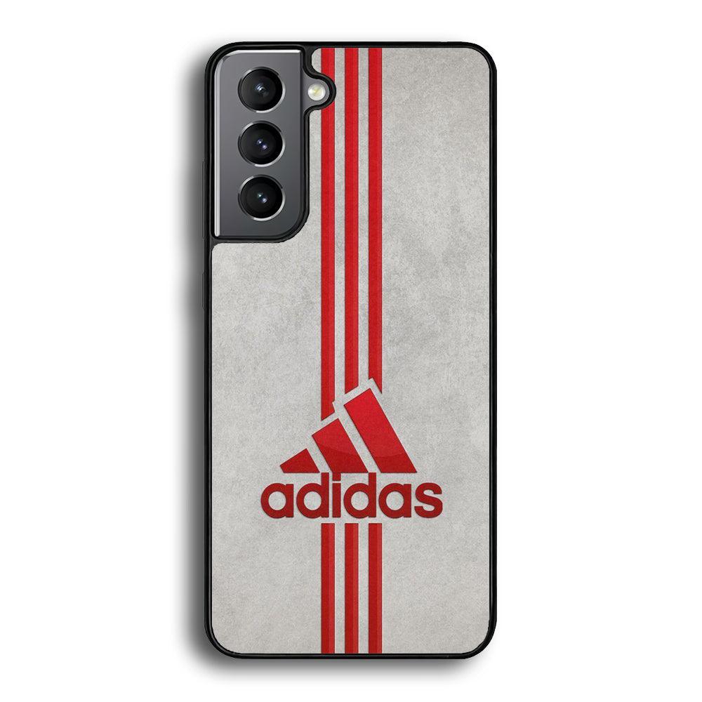 Adidas Blood Line Samsung Galaxy S21 Case-Rubber Black (2D Case)-Oxvistore