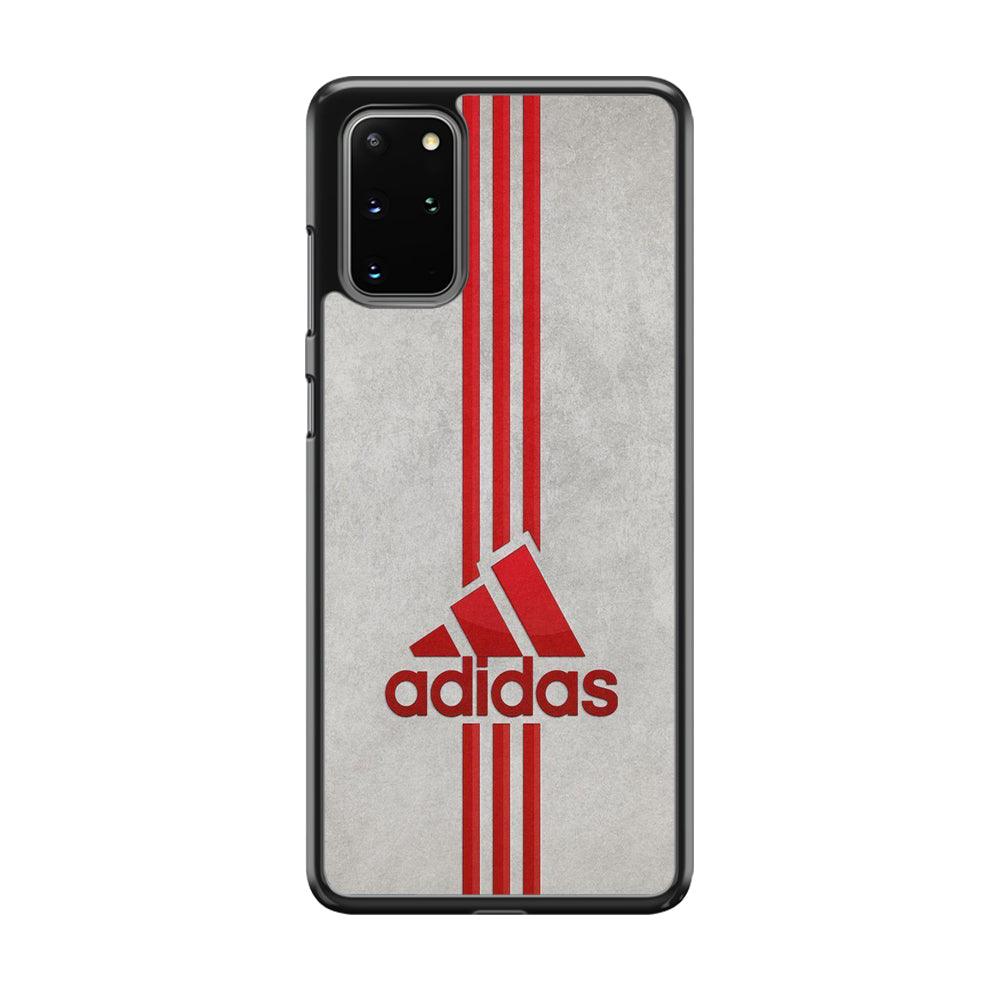 Adidas Blood Line Samsung Galaxy S20 Plus Case-Rubber Black (2D Case)-Oxvistore