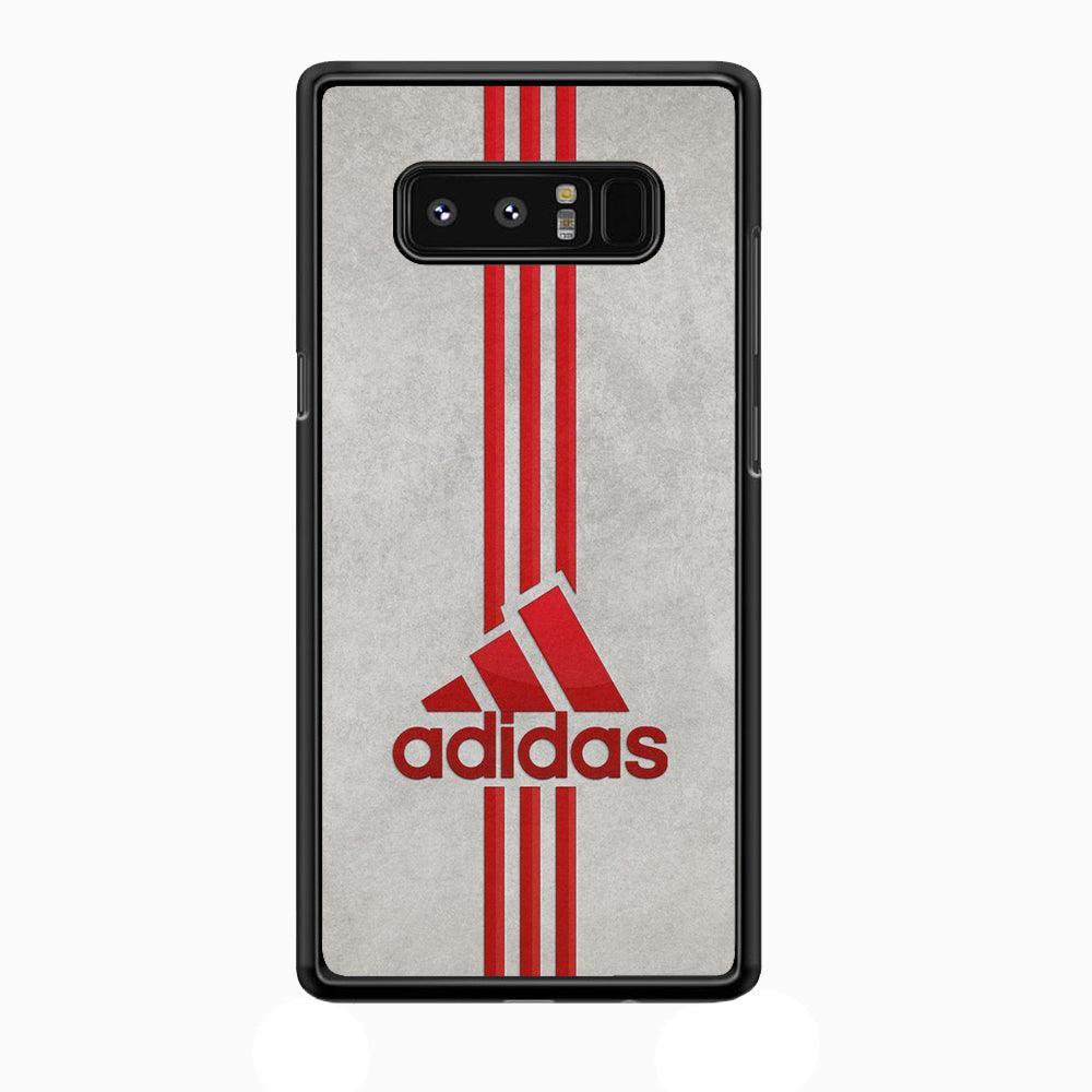 Adidas Blood Line Samsung Galaxy Note 8 Case-Rubber Black (2D Case)-Oxvistore