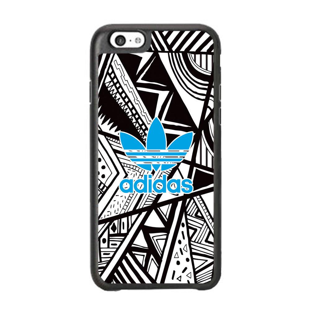 Adidas Blue Ahead iPhone 6 | 6s Case-Rubber Black (2D Case)-Oxvistore