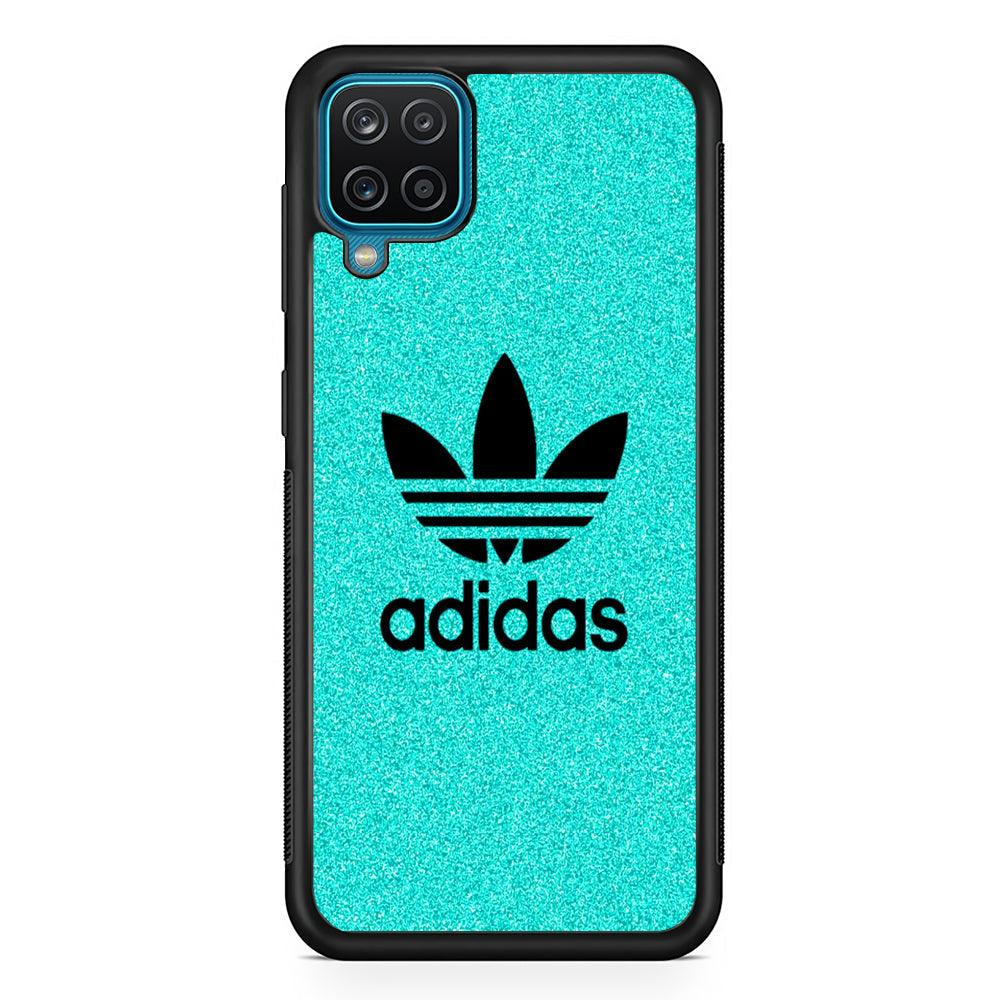 Adidas Blue Ocean Samsung Galaxy A12 Case-Rubber Black (2D Case)-Oxvistore